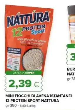 Oasi Mini fiocchi di avena istantanei 12 protein sport nattura offerta