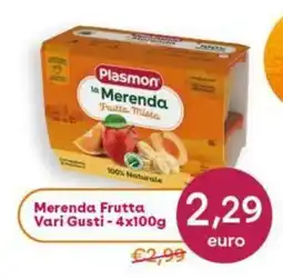 B di Bimbi Plasmon la Merenda Frutta Mista offerta