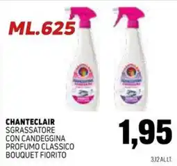 Emporio Amato Chanteclair sgrassatore con candeggina profumo classico bouquet fiorito offerta