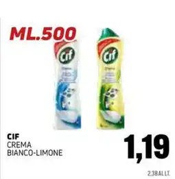 Emporio Amato Cif crema bianco-limone offerta