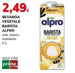 Basko Beveranda vegetale barista alpro avena offerta