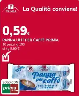 Basko Panna UHT per caffè Primia offerta