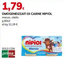Basko Omogeneizzati di carne Nipioli Manzo offerta