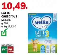 Basko Latte crescita 3 Mellin offerta
