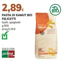 Basko Pasta di Kamut bio Felicetti offerta