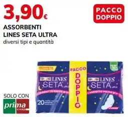 Basko Assorbenti Lines Seta Ultra offerta