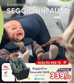 B di Bimbi Seggiolino Emerald 360S Maxi-Cosi offerta