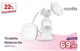 B di Bimbi Tiralatte Materno Go elettrico nuvita offerta