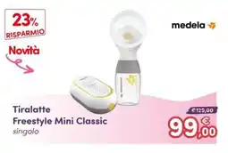 B di Bimbi Tiralatte Freestyle Mini Classic singolo offerta