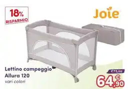 B di Bimbi Lettino campeggio Allura 120 Joie offerta
