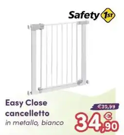 B di Bimbi Easy Close cancelletto in metallo, bianco offerta