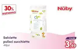 B di Bimbi Salviette pulisci succhietto Nūby offerta