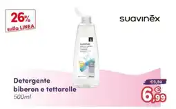 B di Bimbi Detergente biberon e tettarelle suavinex offerta