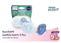 B di Bimbi Succhietti soothie heart Philips Avent offerta