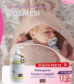 B di Bimbi Detergente Corpo e capelli camomilla/talco offerta