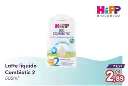 B di Bimbi HiPP Latte liquido Combiotic 2 offerta