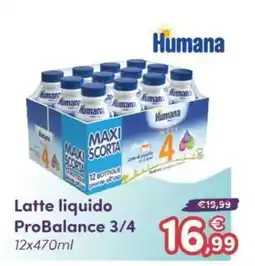 B di Bimbi Latte liquido ProBalance Humana offerta