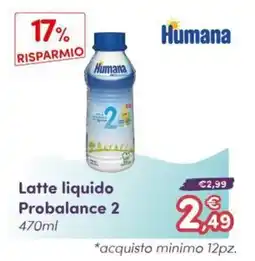 B di Bimbi Latte liquido Probalance 2 offerta