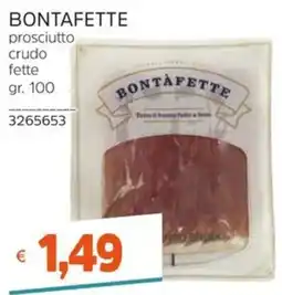 Stop&Shop Prosciutto crudo Bontàfette offerta