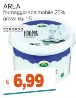 Stop&Shop Arla formaggio spalmabile 25% offerta