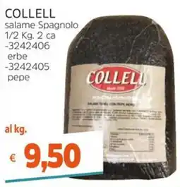 Stop&Shop Collell salame Spagnolo offerta