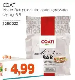 Stop&Shop Mister Bar prosciutto cotto sgrassato offerta