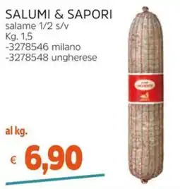 Stop&Shop Salumi & Sapori salame offerta
