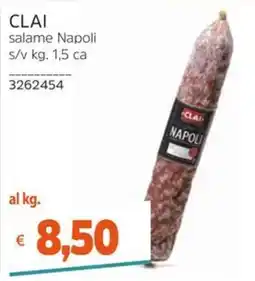 Stop&Shop Clai salame Napoli offerta