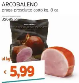 Stop&Shop Arcobaleno praga prosciutto cotto offerta