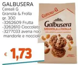 Stop&Shop Galbusera Granola e Frolla offerta