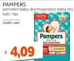 Stop&Shop Pampers pannolini baby-dry/mutandino baby-dry offerta