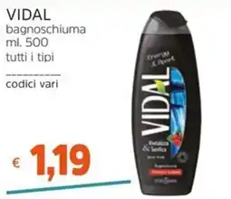 Stop&Shop Vidal bagnoschiuma offerta