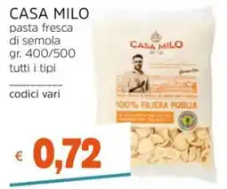 Stop&Shop Pasta fresca di semola Casa Milo offerta