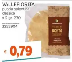 Stop&Shop Valle Fiorita puccia salentina classica offerta
