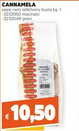 Stop&Shop Cannamela pepe nero tellicherry offerta
