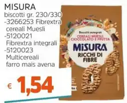 Stop&Shop Misura biscotti integrali offerta