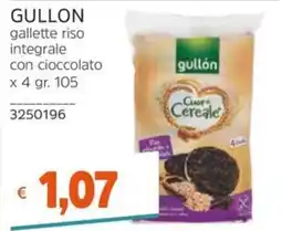 Stop&Shop Gullón gallette riso integrale con cioccolato offerta