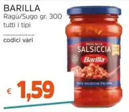 Stop&Shop Ragù alla SalsICCia Barilla offerta