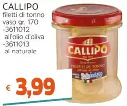 Stop&Shop Callipo filetti di tonno offerta