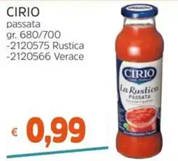 Stop&Shop Passata Cirio La Rustica offerta