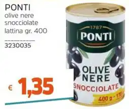 Stop&Shop Ponti olive nere snocciolate offerta