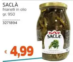 Stop&Shop Sacla friarielli in olio offerta