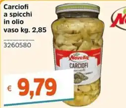 Stop&Shop Carciofi a spicchi in olio Novella offerta
