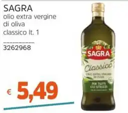 Stop&Shop Sagra olio extra vergine di oliva classico offerta
