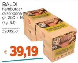 Stop&Shop Baldi hamburger di scottona offerta