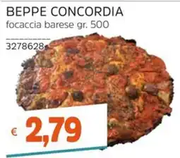 Stop&Shop Beppe Concordia focaccia barese offerta