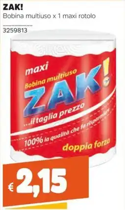 Stop&Shop Bobina multiuso ZAK! offerta