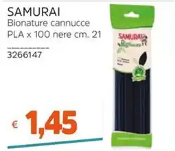 Stop&Shop Samurai cannucce PLA offerta