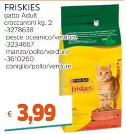 Stop&Shop Friskies gatto Adult croccantini offerta