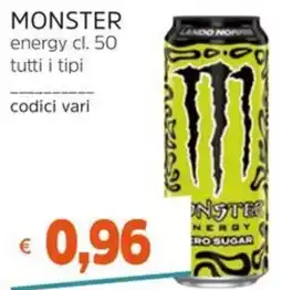 Stop&Shop Monster energy offerta